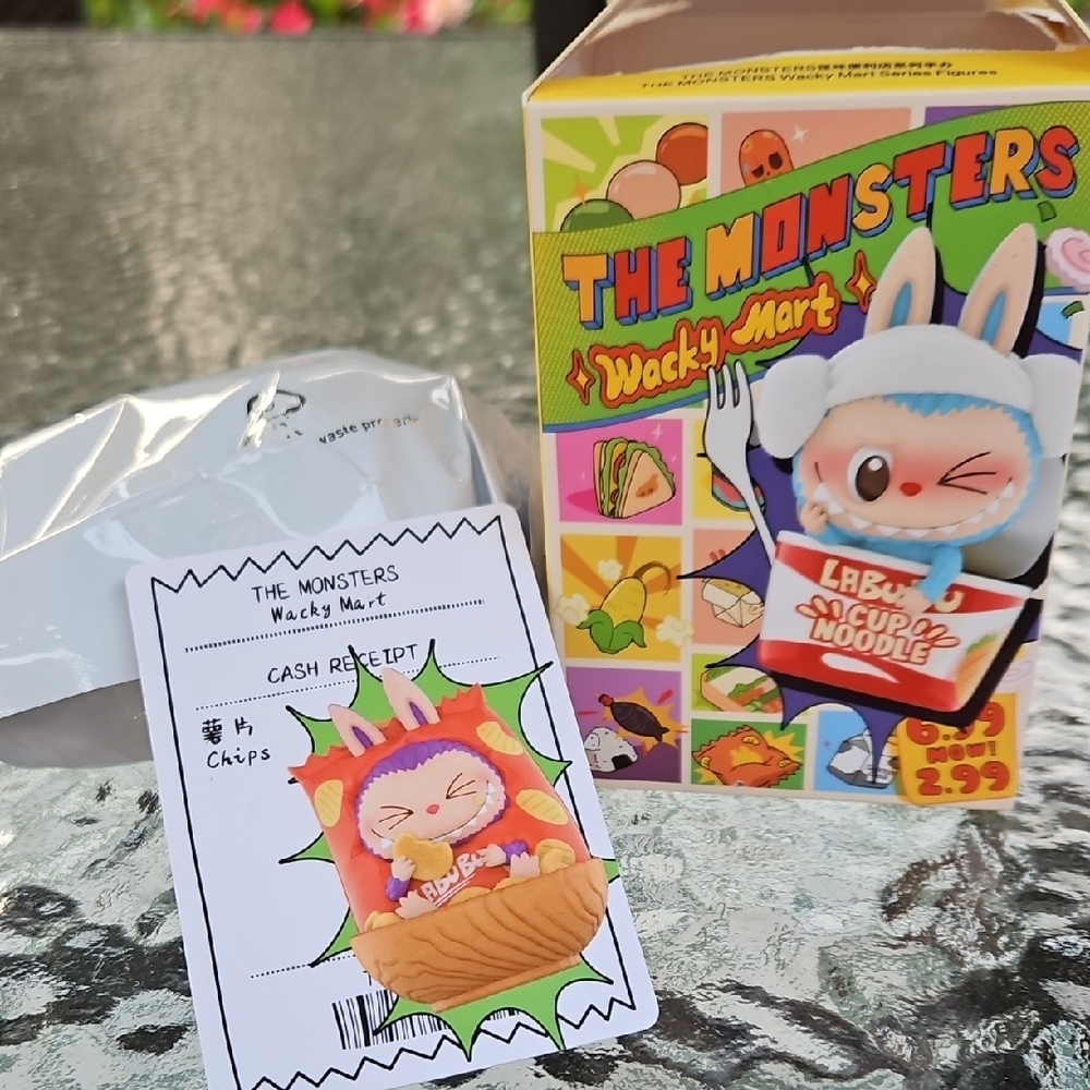 POP MART The Monsters Wacky Mart 🌟CHIPS🌟 Collectible Figure